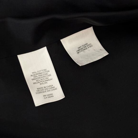 Anne Klein Black Textured Blazer - Picture 11 of 11